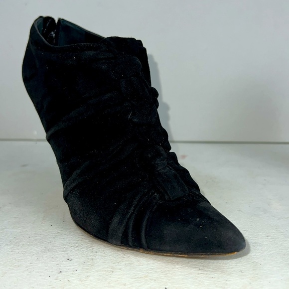 SERGIO ROSSI BOOTIES IN BLACK SUEDE - Picture 3 of 10